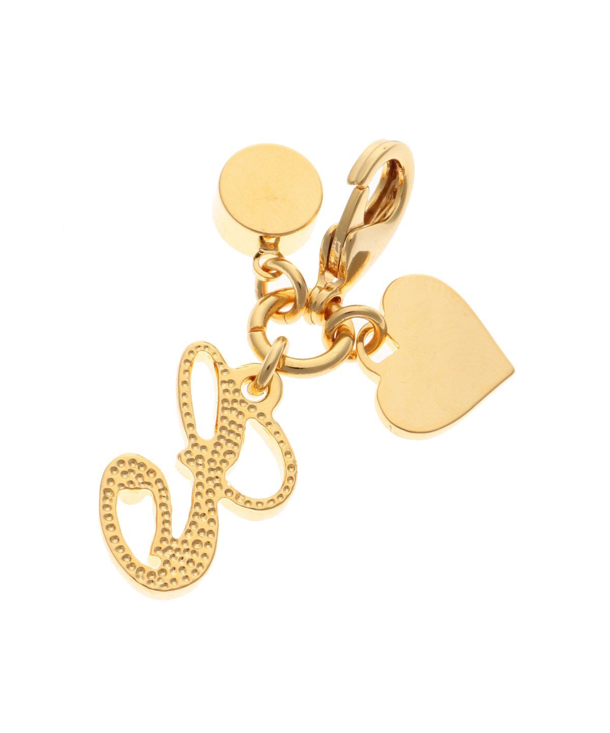 Samantha Thavasa Petit Choice シンプルイニシャル ファスナーチャーム E サマンサタバサプチチョイス ファッション雑貨 チャーム・キーチェーン ゴールド