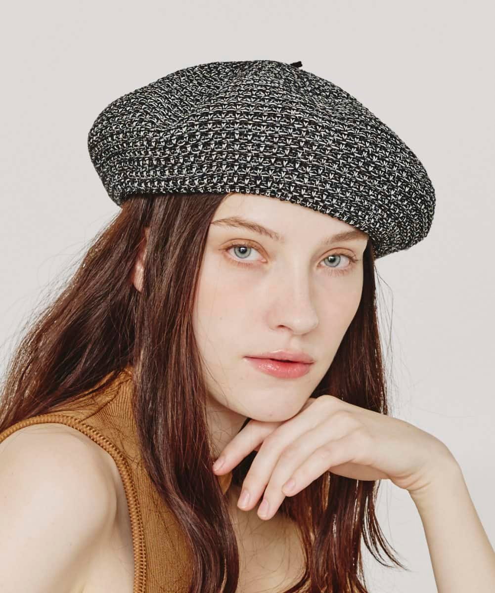 楽天Rakuten FashionChapeau d' O Chapeau d' O TM Tweedy Beret オーバーライド 帽子 ハンチング・ベレー帽【送料無料】