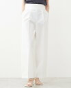 【SALE/60%OFF】TIARA センタープレスワイドパンツ ティアラ パンツ スラックス・ドレスパンツ ブラック ピンク ホワイト【送料無料】
