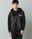 【SALE/59%OFF】β MEN 【β MEN】シルクナイロン ワッペン付きブルゾン【COMME CA MEN】 コムサメン ジャケット・アウター ブルゾン・ジャンパー ブラック【送料無料】