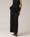 GRACE CONTINENTAL ワイドジャージパンツ グレースコンチネンタル パンツ その他のパンツ グレー ブラック【送料無料】