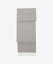 A.P.C. Ambroise 刺繍入りマフラー アー・ぺー・セー ファッション雑貨 マフラー・ストール・ネックウォーマー グレー【送料無料】