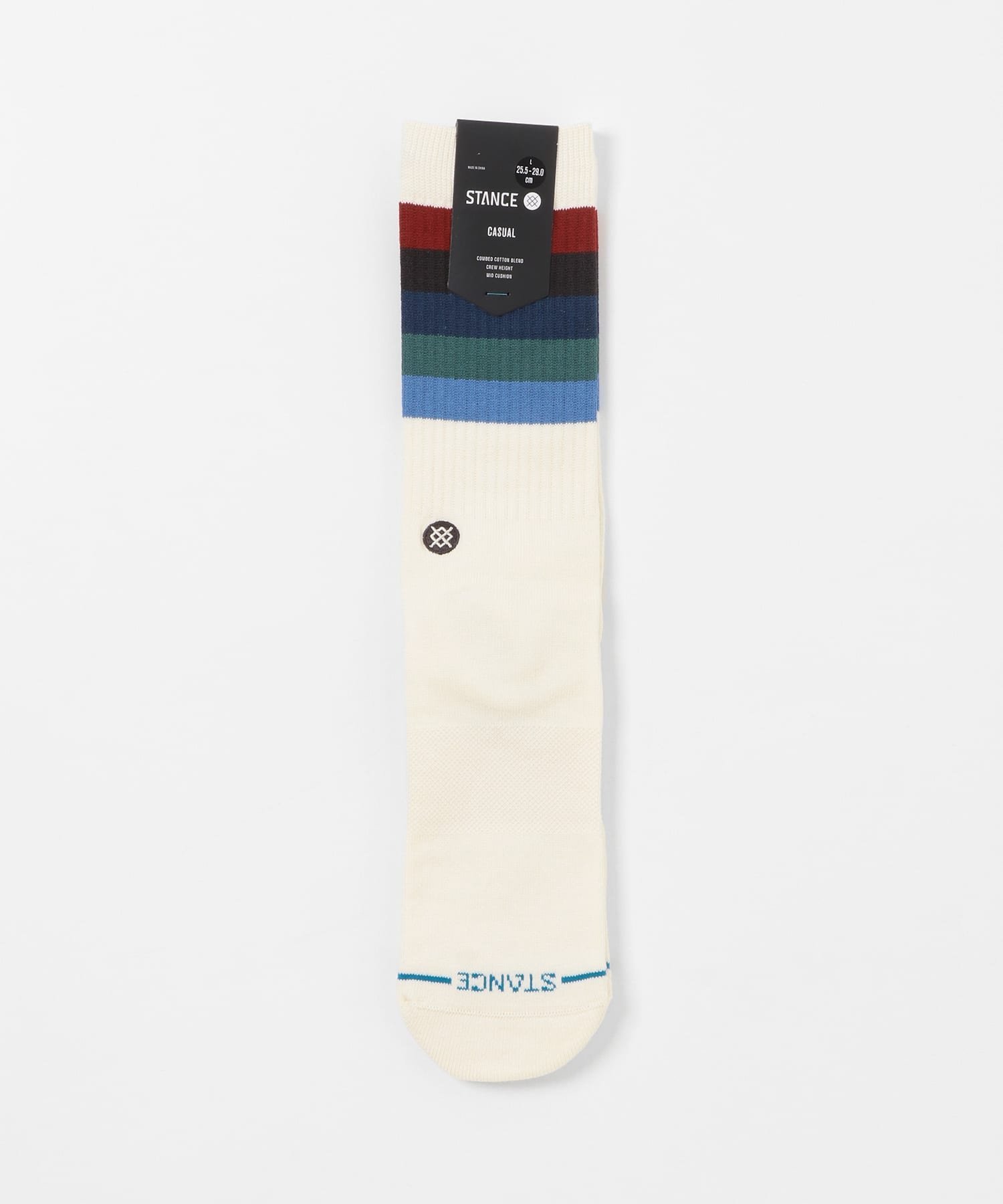 Sonny Label STANCE SOCKS MALIBOO CREW サニーレーベル 靴下・レッグウェア 靴下 ホワイト