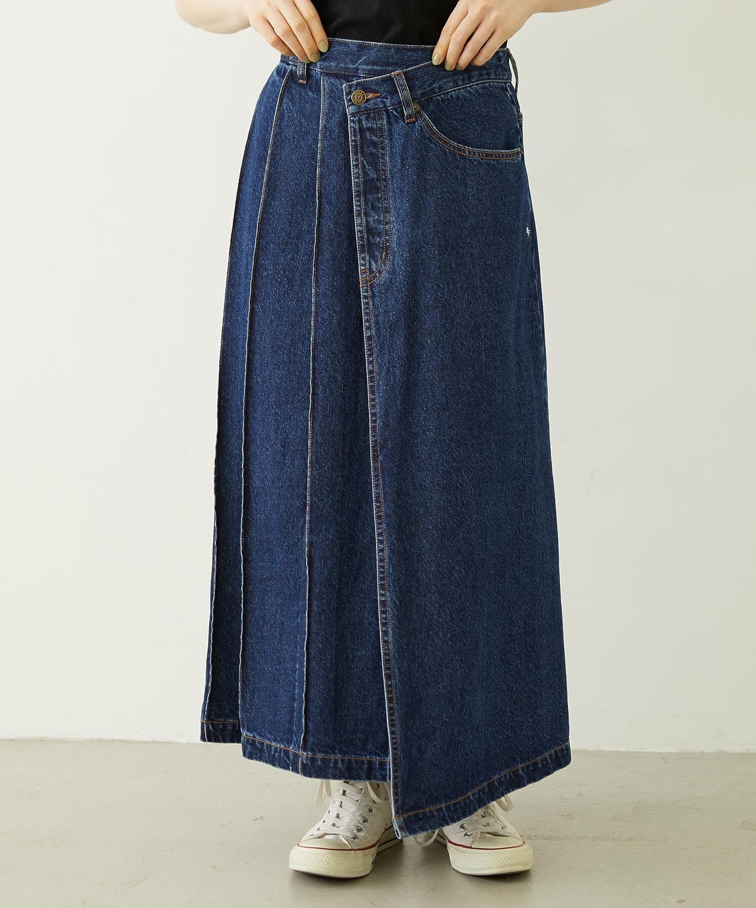 MILKFED. ASYMMETRICAL LONG SKIRT ミルクフェド スカート その他のスカート