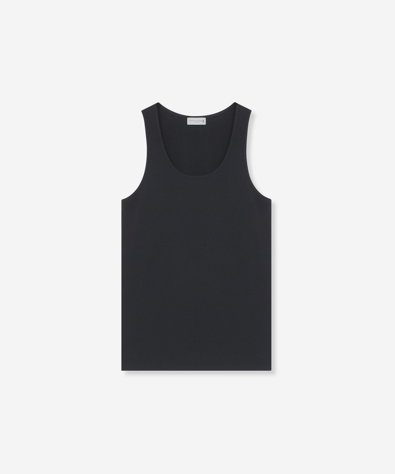 【LEON掲載】ベアテレコタンクトップ マッキントッシュ ロンドン トップス カットソー・Tシャツ ブラック ホワイト