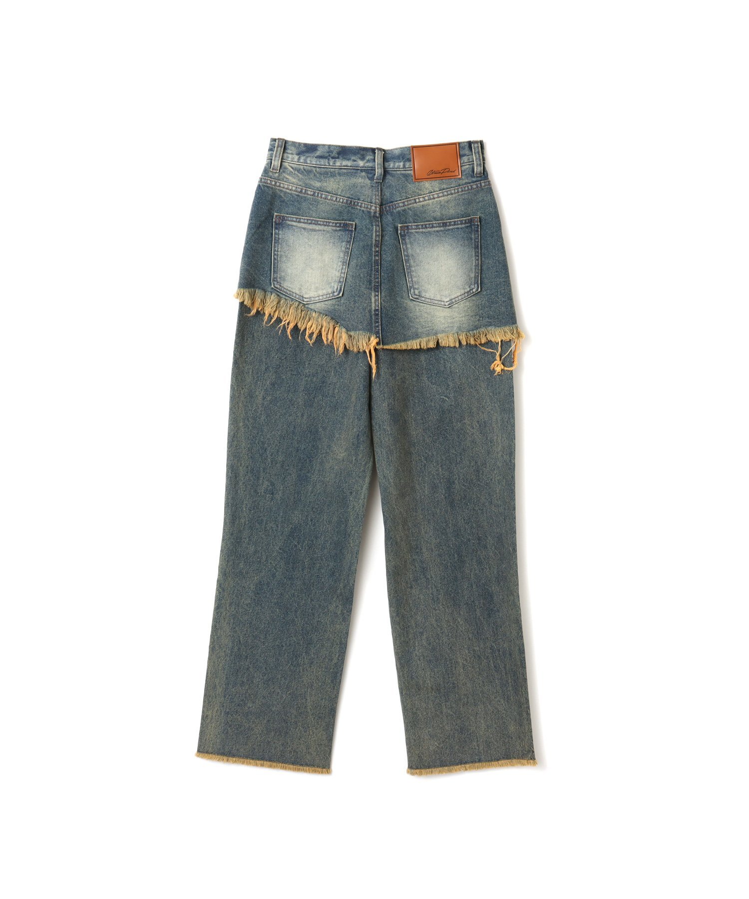 atmos pink atmos pink Layered Denim Pants BLUE アトモス パンツ その他のパンツ ブルー