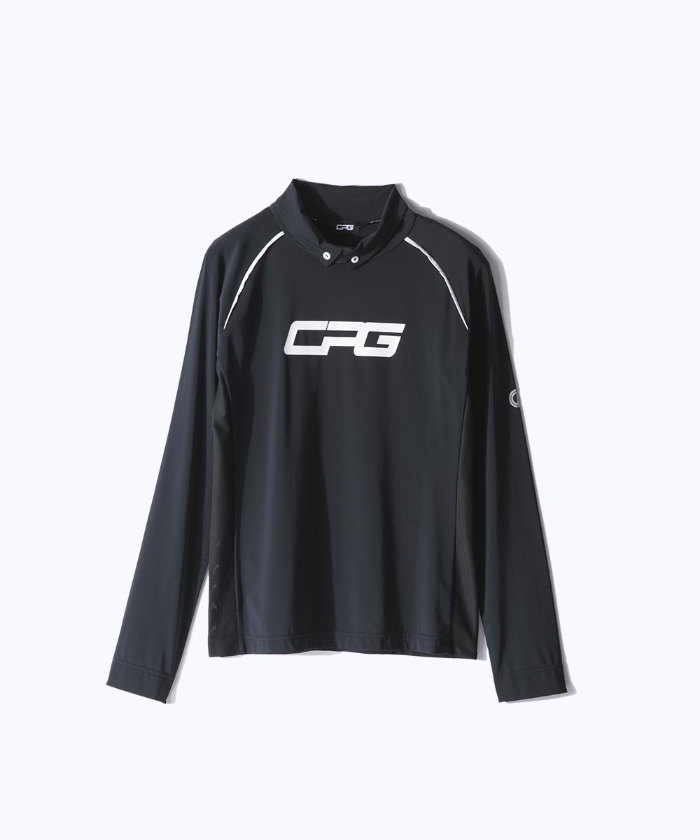 CPG GOLF UVカットラグランスリーブシャツ シーピージーゴルフ トップス カットソー・Tシャツ ブラック ブルー グレー ホワイト