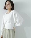 【SALE／10 OFF】NATURAL BEAUTY BASIC Vネッククロップドドルマンニット ナチュラルビューティベーシック トップス ニット ホワイト ブラック グリーン オレンジ【送料無料】