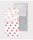 【SALE/20%OFF】PETIT BATEAU ダブルガーゼスワドル2枚組 プチバトー マタニティウェア・ベビー用品 おくるみ【送料無料】