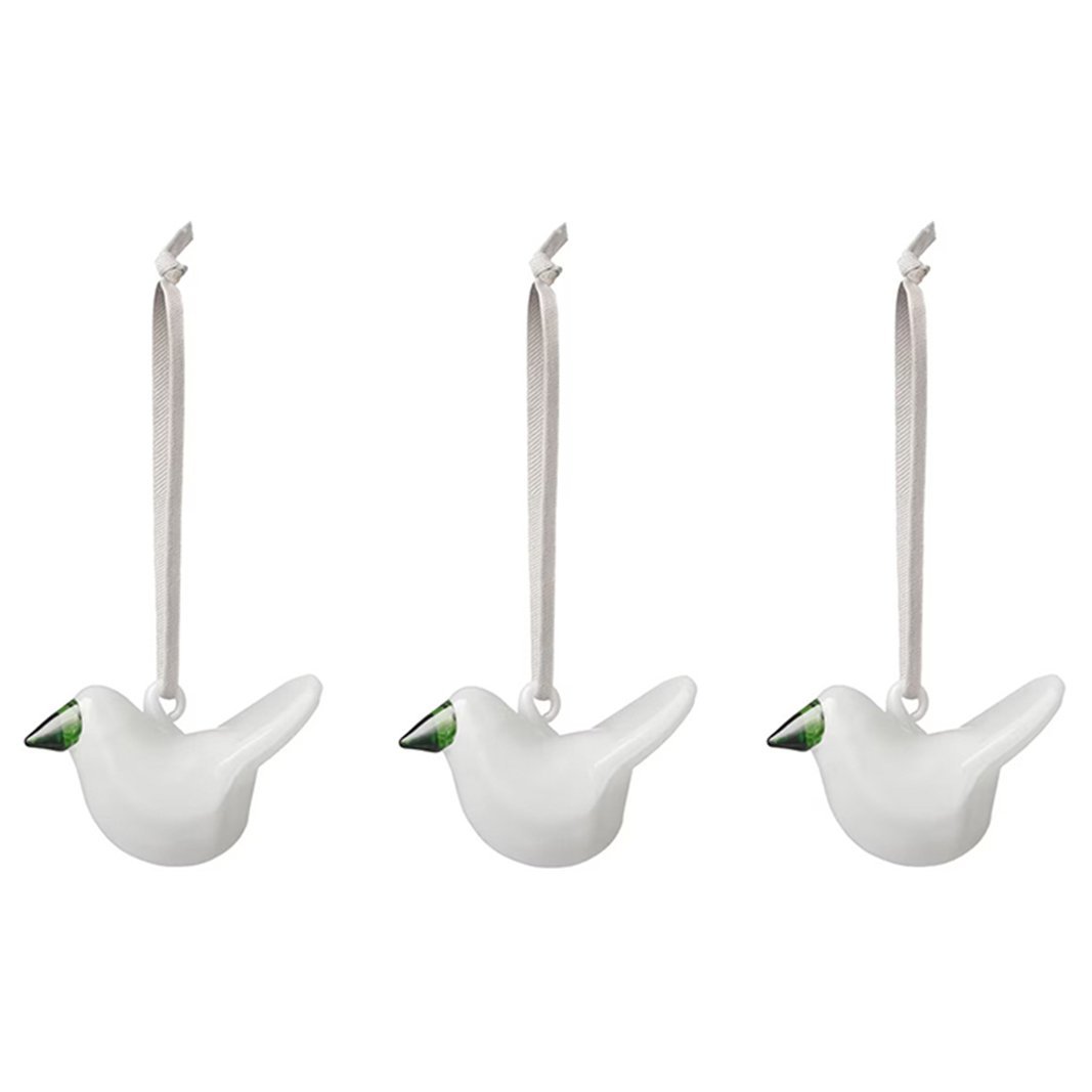 IITTALA [公式] イッタラ ガラスバード オーナメント 3個セット 約5cm ホワイト イッタラ インテリア・生活雑貨 その他のインテリア・生活雑貨 ホワイト【送料無料】のサムネイル