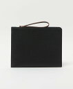 【SALE/40%OFF】UNITED ARROWS <hALON>ポーチ L ユナイテッドアローズ バッグ クラッチバッグ ブラック【送料無料】