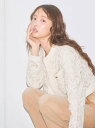 【SALE/50%OFF】SNIDEL バテンレースカーディガン スナイデル トップス カーディガン ホワイト ブラック【送料無料】
