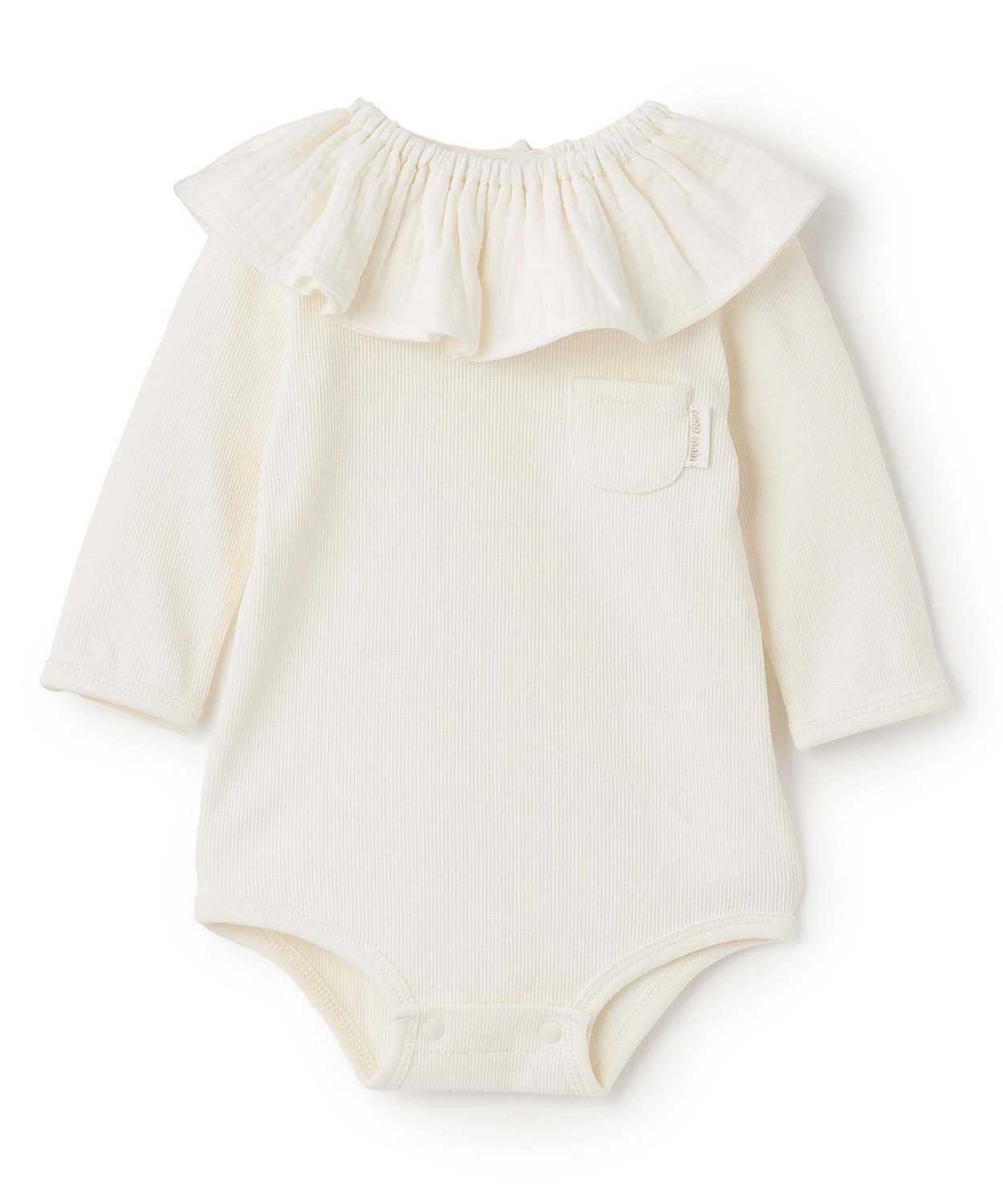 petit main スタイつきロンパース ナルミヤオンライン マタニティウェア・ベビー用品 ロンパース・カバーオール ネイビー ホワイト ベージュのサムネイル