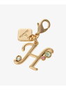 & chouette イニシャルファスナートップ H アンドシュエット ファッション雑貨 チャーム・キーチェーン ゴールド