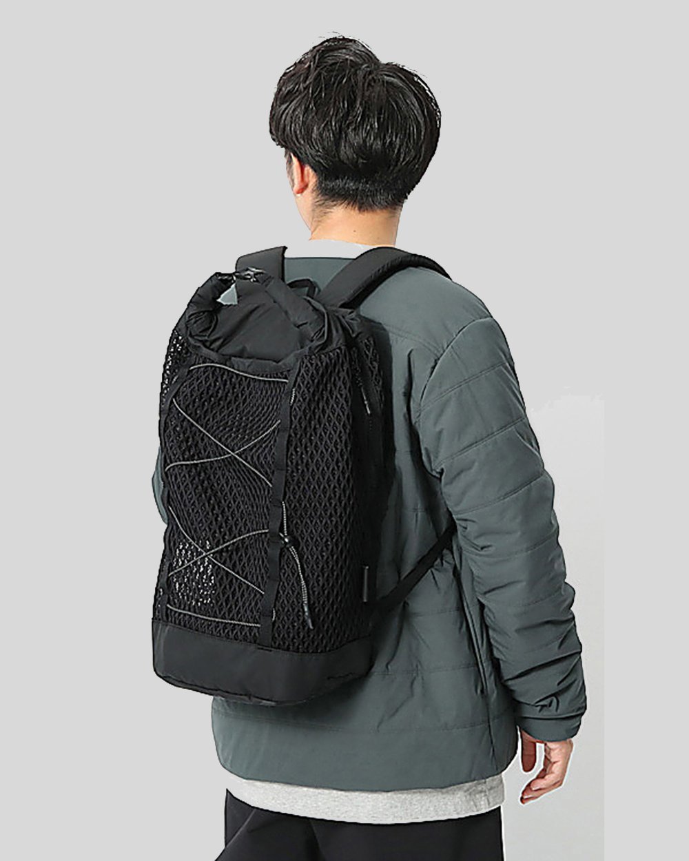 Snow Peak (U)Double Face Mesh Back Pack スノーピーク バッグ リュック・バックパック ブラック【送料無料】