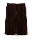 【SALE/50%OFF】BACCA ゴートスエード ハーフパンツ トゥモローランド パンツ その他のパンツ ブラウン ワインレッド【送料無料】