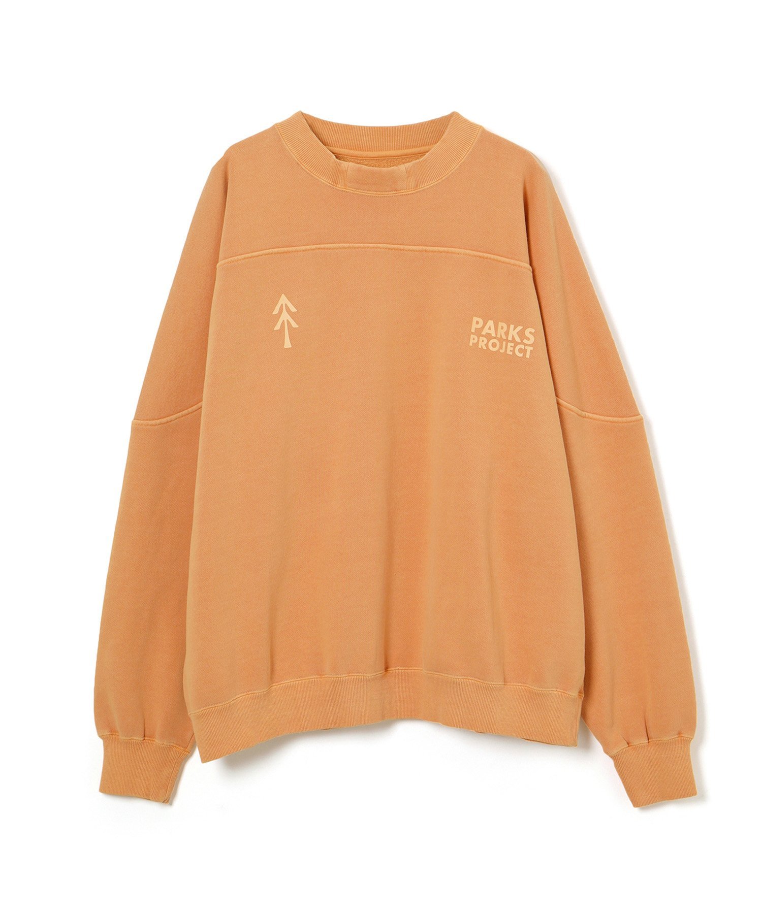 JUNRed 【PARKS PROJECT/パークスプロジェクト】j.n.r.d/SWEAT LEAVE IT BETTER CREW ジュンレッド トップス スウェット・トレーナー オレンジ【送料無料】