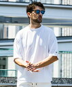 1PIU1UGUALE3 RELAX 1PIU1UGUALE3 RELAX シフォン トップス カットソー・Tシャツ ホワイト ブラック【送料無料】