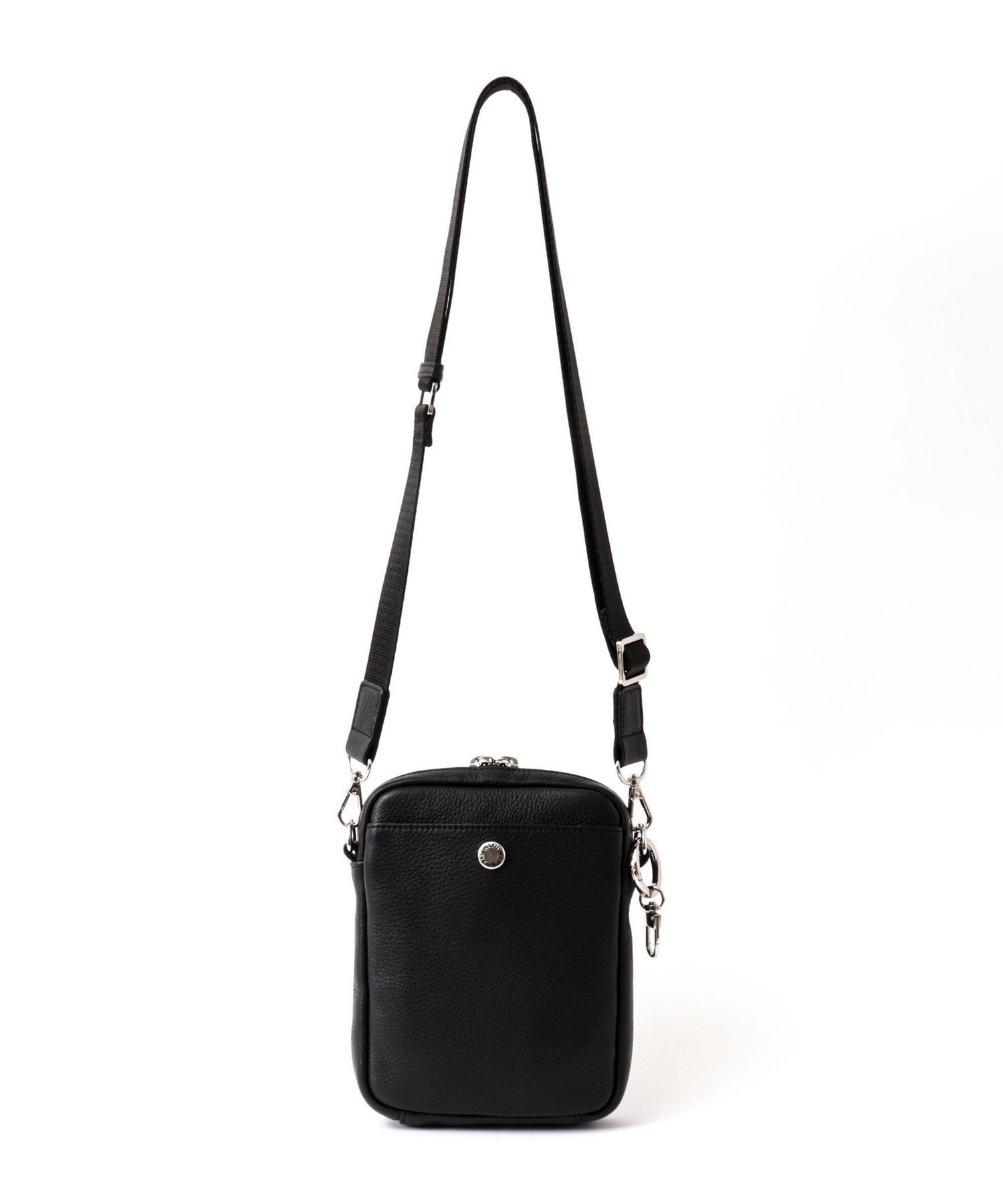 NOLLEY'S goodman 【waku/ワク】WK-0107 レザーショルダーバッグ ノーリーズ バッグ ショルダーバッグ グレー ブラック【送料無料】