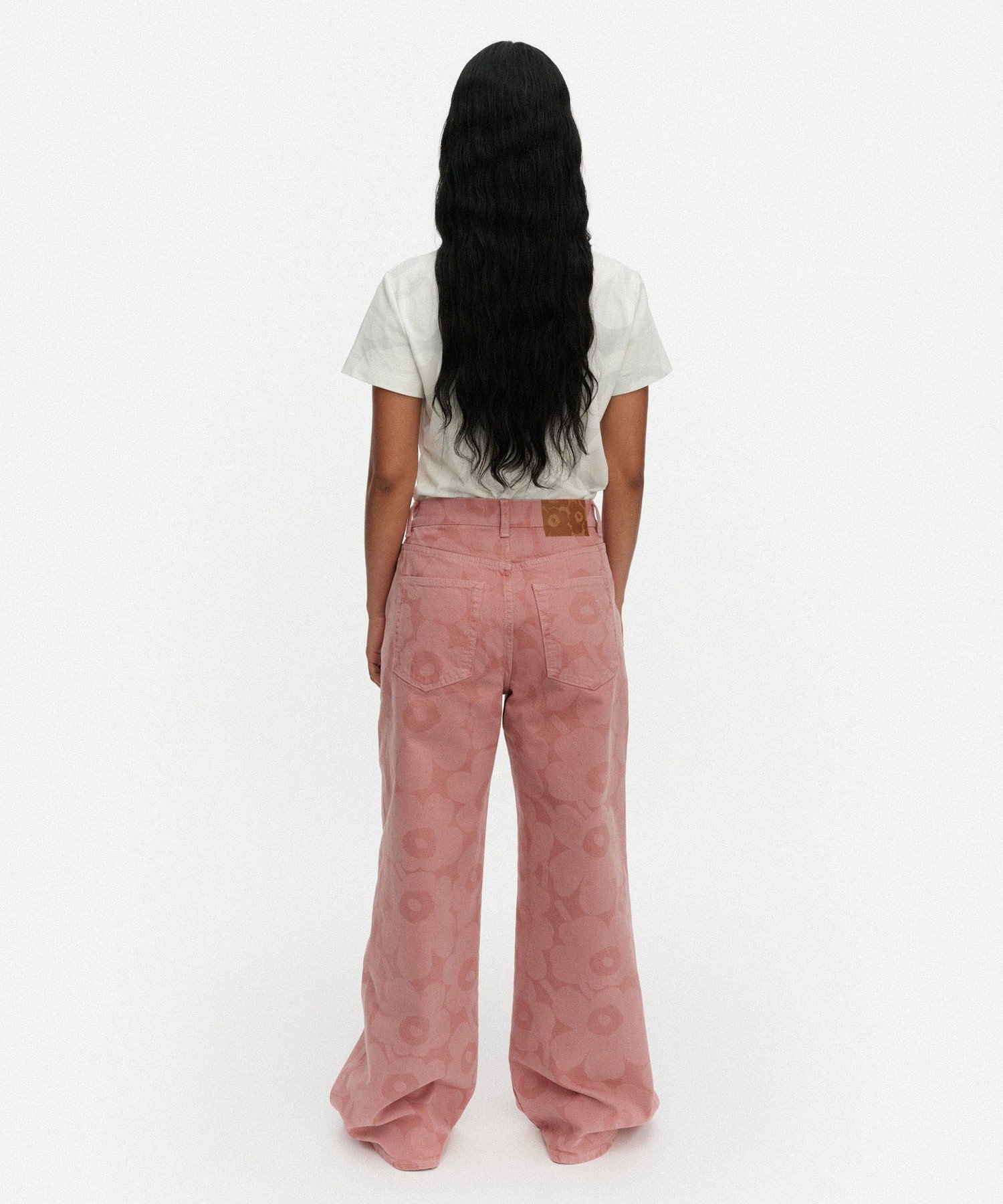 Maridenim Wide Unikko S ジーンズ マリメッコ パンツ その他のパンツ ピンク