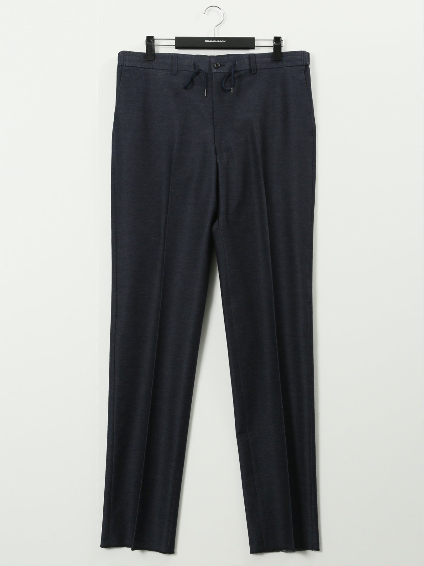 【SALE／50%OFF】GRAND-BACK 【大きいサイズ】グランバック/GRAND-BACK ストレッチジャージ デニム調 ノータックスラックス(セットアップ可能) タカキュー スーツ・フォーマル スーツパンツ ネイビー【送料無料】