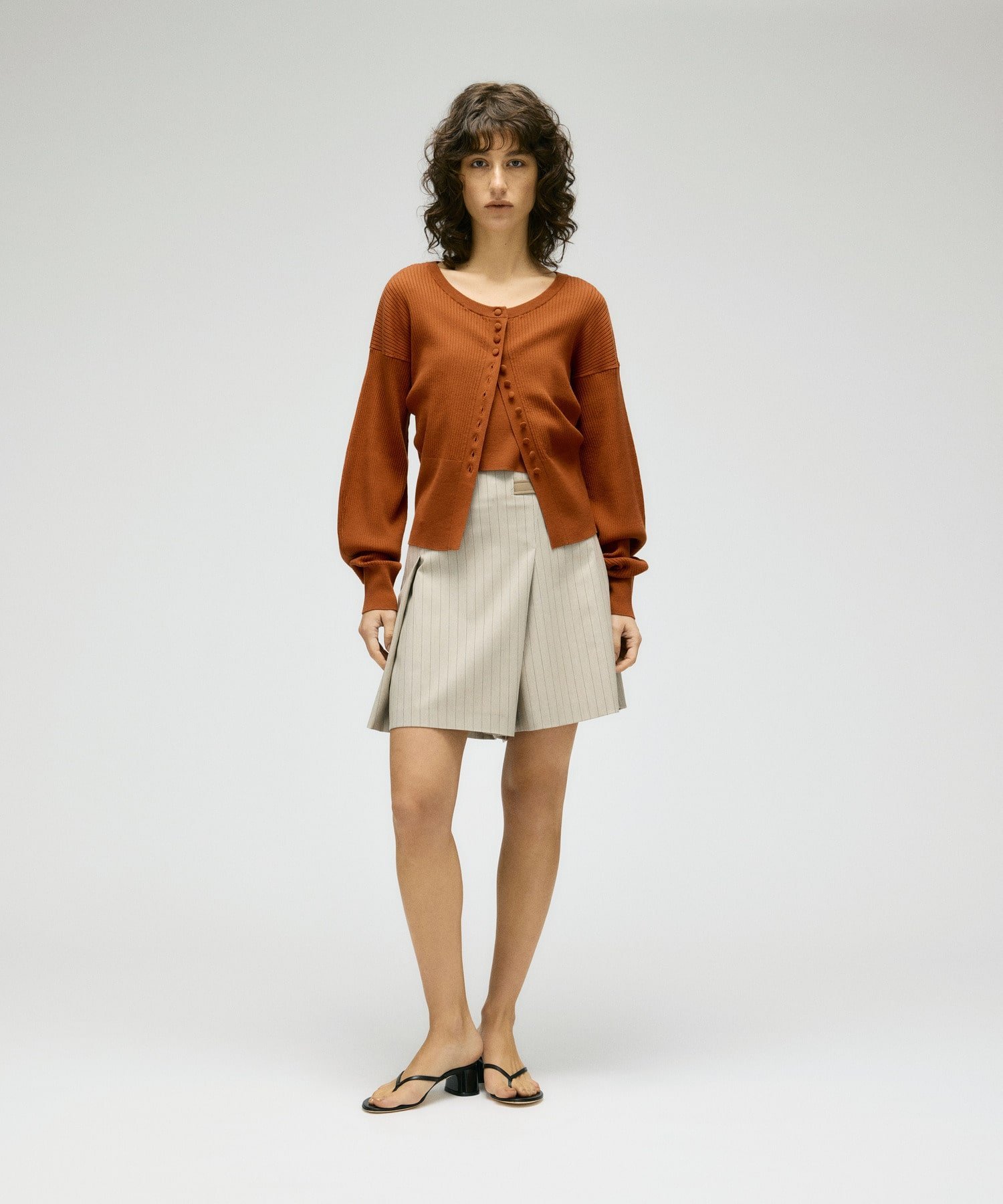 COLUMN / ウエストベルトキュロット エストネーション パンツ その他のパンツ ベージュ