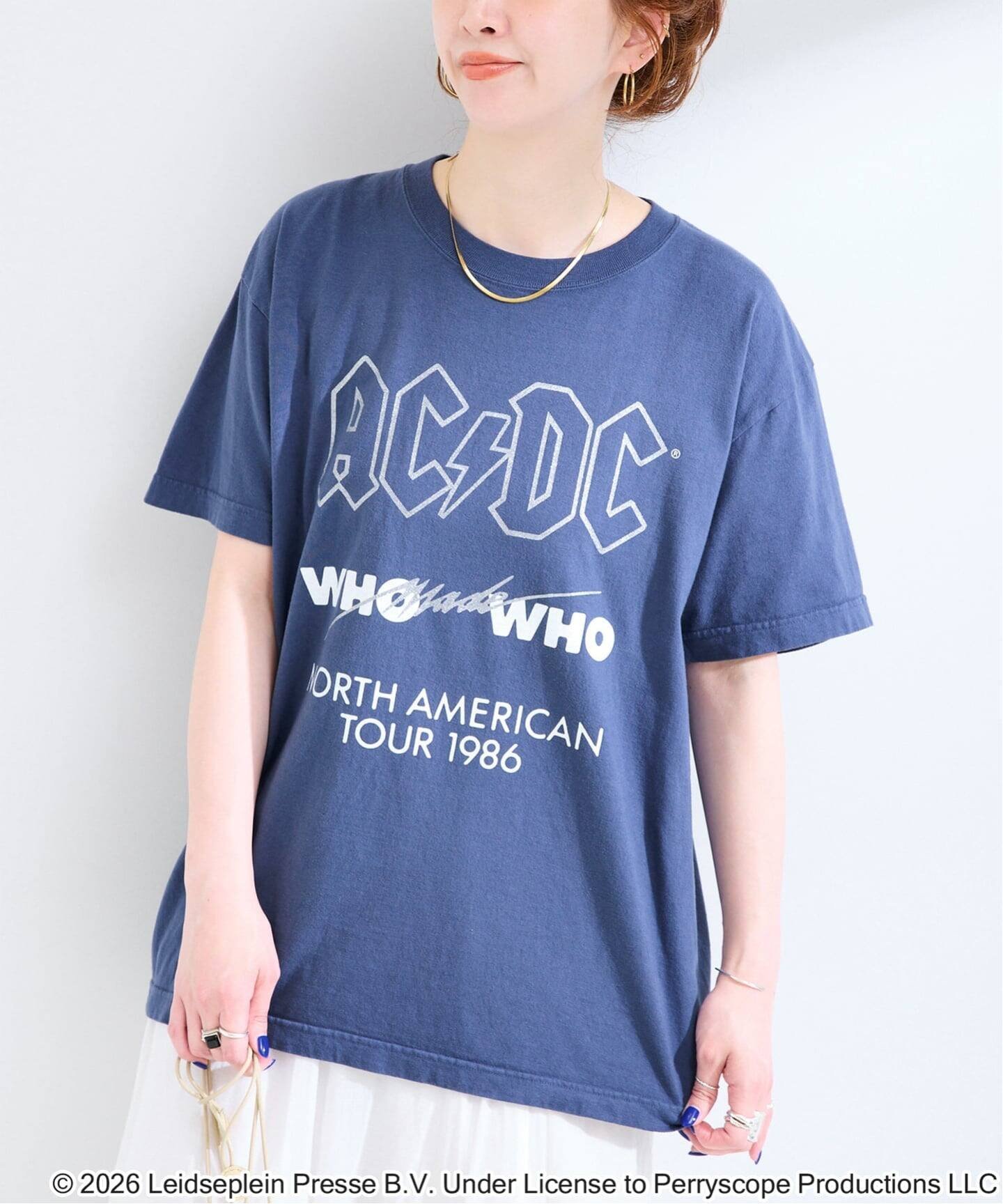 楽天市場】ロック tシャツ（カラーネイビー）（レディースファッション