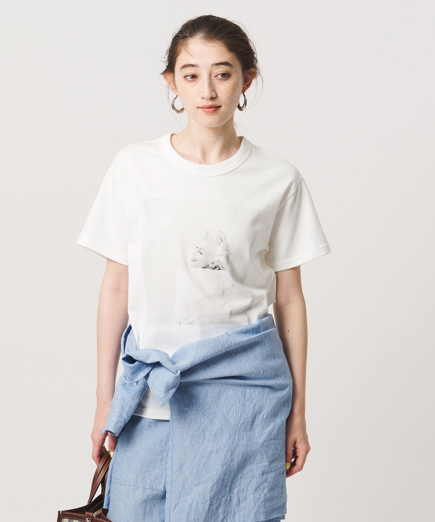 ＜St.Johns 3rd club＞MARILYN Tシャツ1 ユナイテッドアローズ トップス カットソー・Tシャツ ホワイト