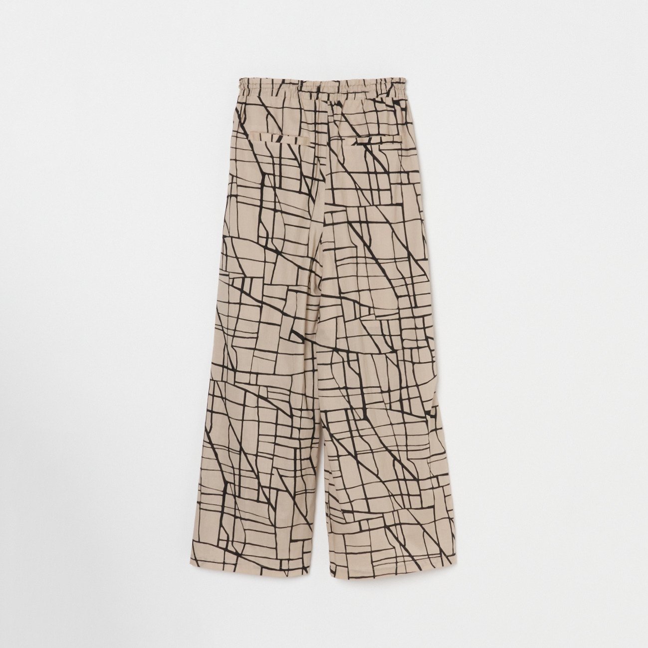 HELIOPOLE COTTONLAWN PRINT EASY PANTS エリオポール パンツ その他のパンツ ベージュ