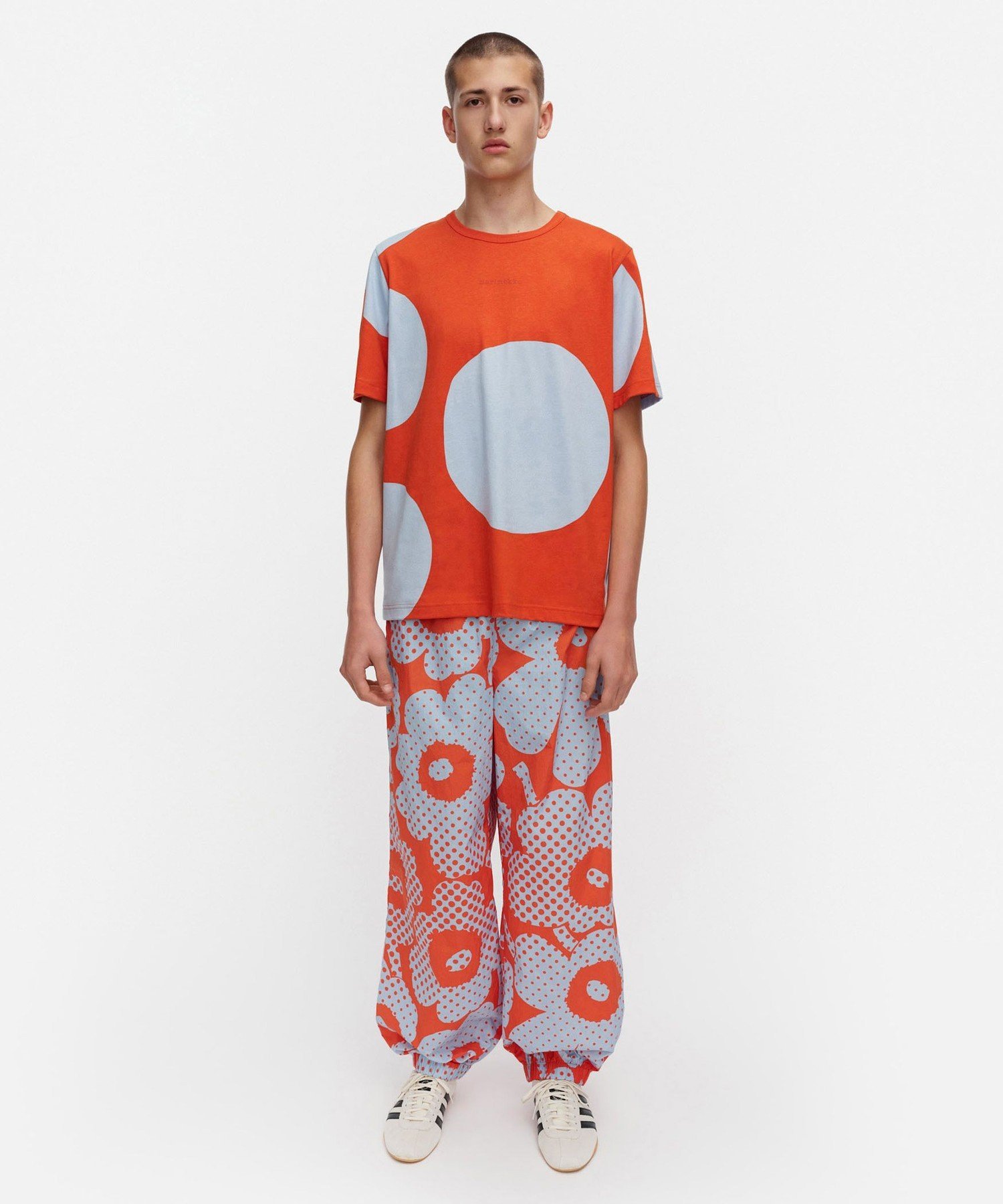 Olos Unikko アクティブウェア パンツ マリメッコ パンツ その他のパンツ ホワイト グリーン