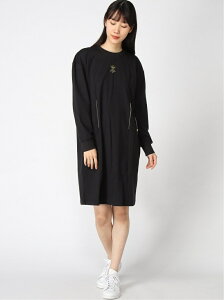 adidas Originals 長袖 ワンピース / LS DRESS アディダスオリジナルス アディダス ワンピース 長袖ワンピース ブラック ベージュ【送料無料】