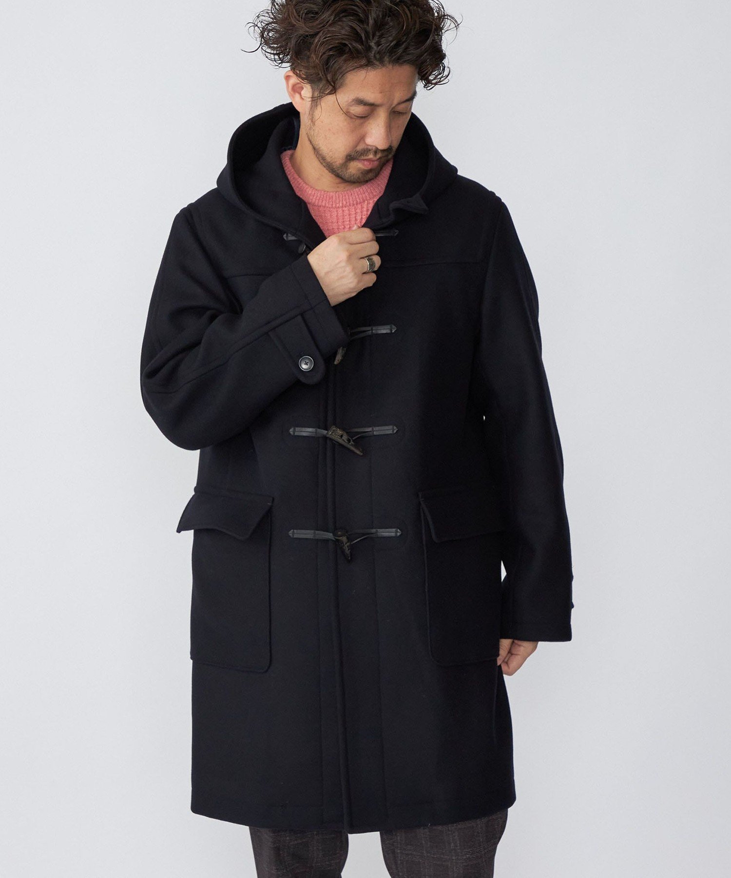 【SALE／40%OFF】SHIPS SHIPS: スーパー140'S メリノウール メルトン ダッフルコート 22FW シップス ジャケット・アウター ダッフルコート ネイビー ベージュ ブラウン ブルー【送料無料】