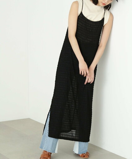【SALE/50%OFF】FREE'S MART シャーリングシアーキャミワンピース フリーズ マート ワンピース・ドレス ワンピース ホワイト ブラック 【SALE/50%OFF】FREE'S MART シャーリングシアーキャミワンピース フリーズ マート ワンピース・ドレス ワンピース ホワイト ブラック