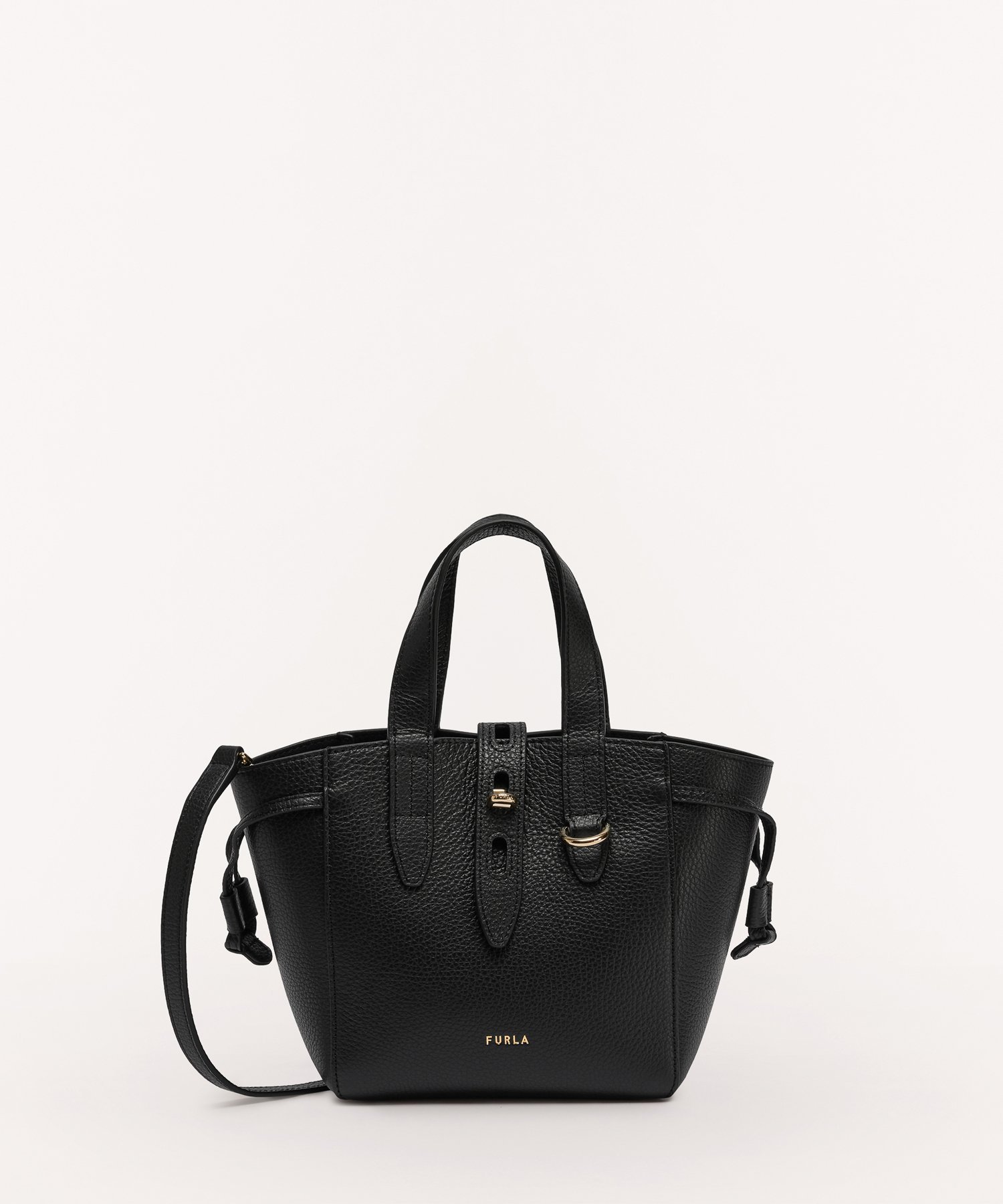 FURLA FURLA NET MINI TOTE フルラ バッグ トートバッグ ブラック【送料無料】