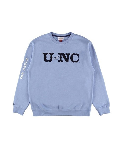 Mitchell & Ness m[XJCi [A&obN t[X N[ NCAA THERE AND BACK FLEECE CREW NORTH CAROLINA [L[[GXG[ gbvX ̑̃gbvX u[yz