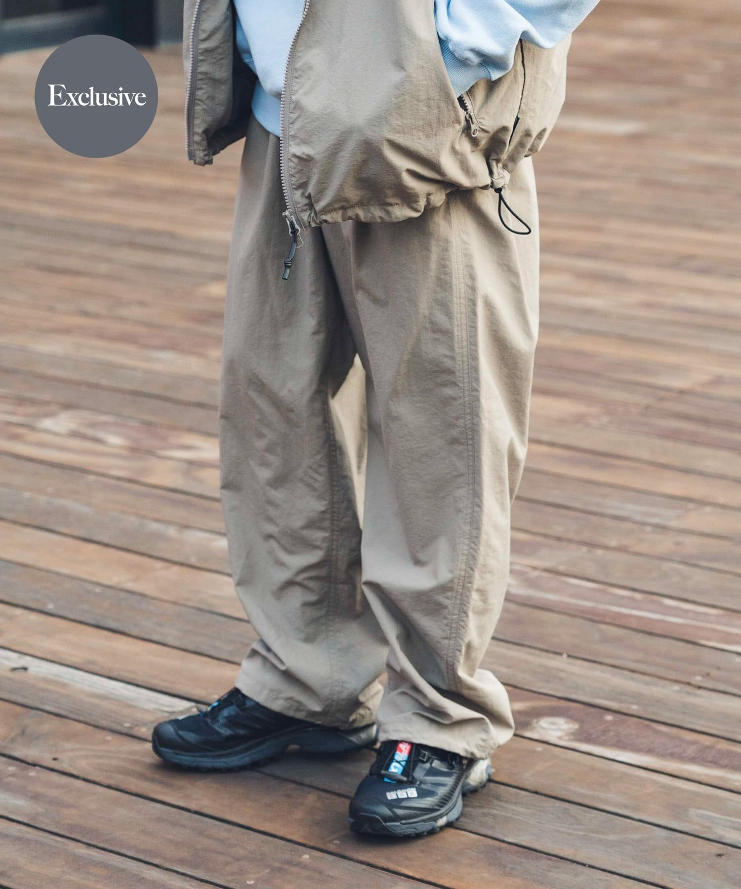 URBAN RESEARCH DOORS 『別注』BURLAP OUTFITTER DOORS SupplexNylon PANTS アーバンリサーチドアーズ パンツ その他のパンツ ブラック グリーン グレー【送料無料】