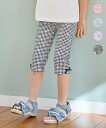 【SALE/30%OFF】any FAM KIDS フラワ ープリント レギンス エニィファム 靴下・レッグウェア レギンス・スパッツ ピンク パープル ブルー