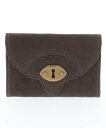 【SALE/60%OFF】ANNA SUI キーホール マルチケース ダークブラウン クイーポ 財布・ポーチ・ケース 財布 ブラック ブラウン【送料無料】