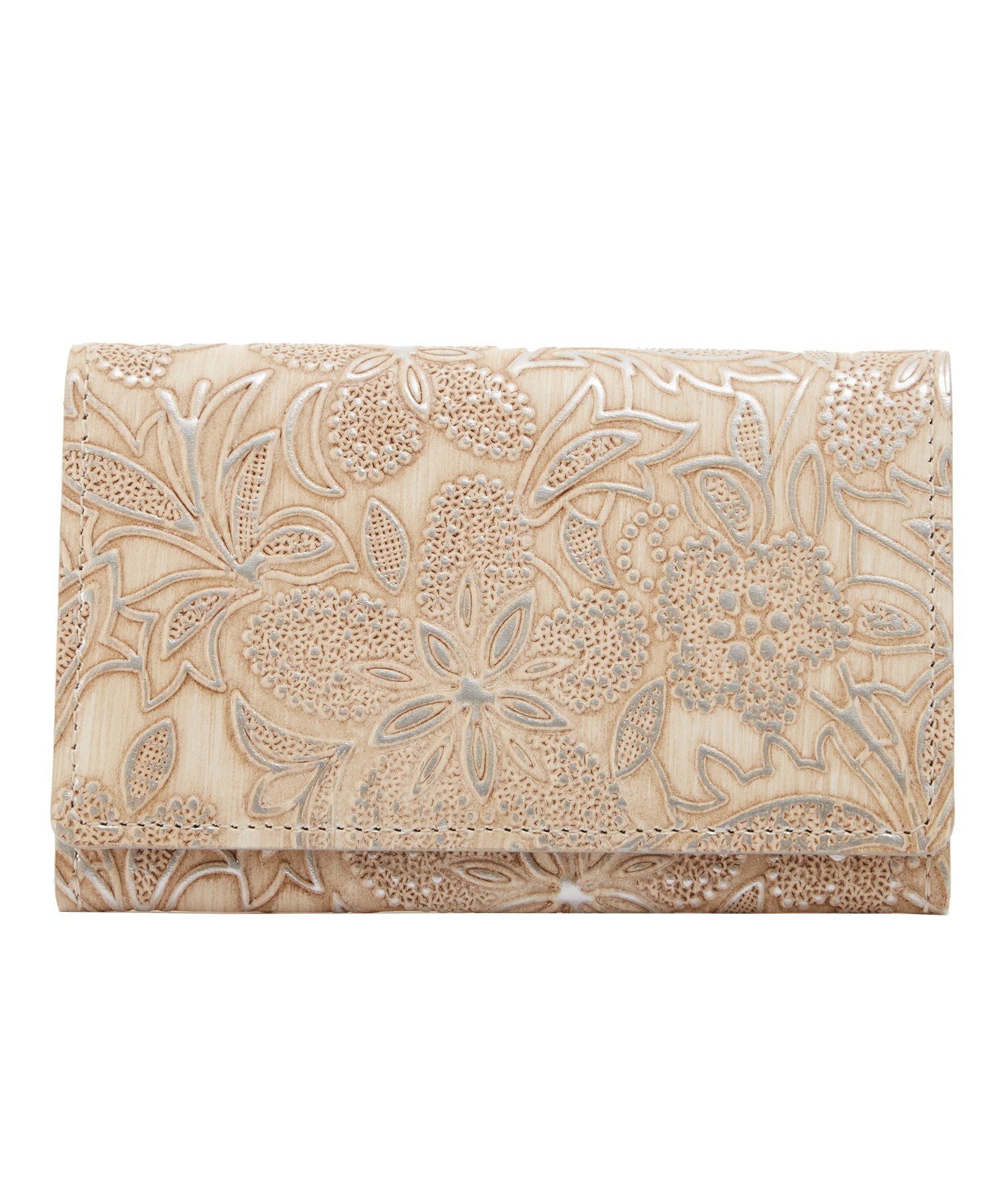 BACKYARD FAMILY クレア レザーパールフラワー 名刺入れ ローラ 財布・ポーチ・ケース 名刺入れ・カー..