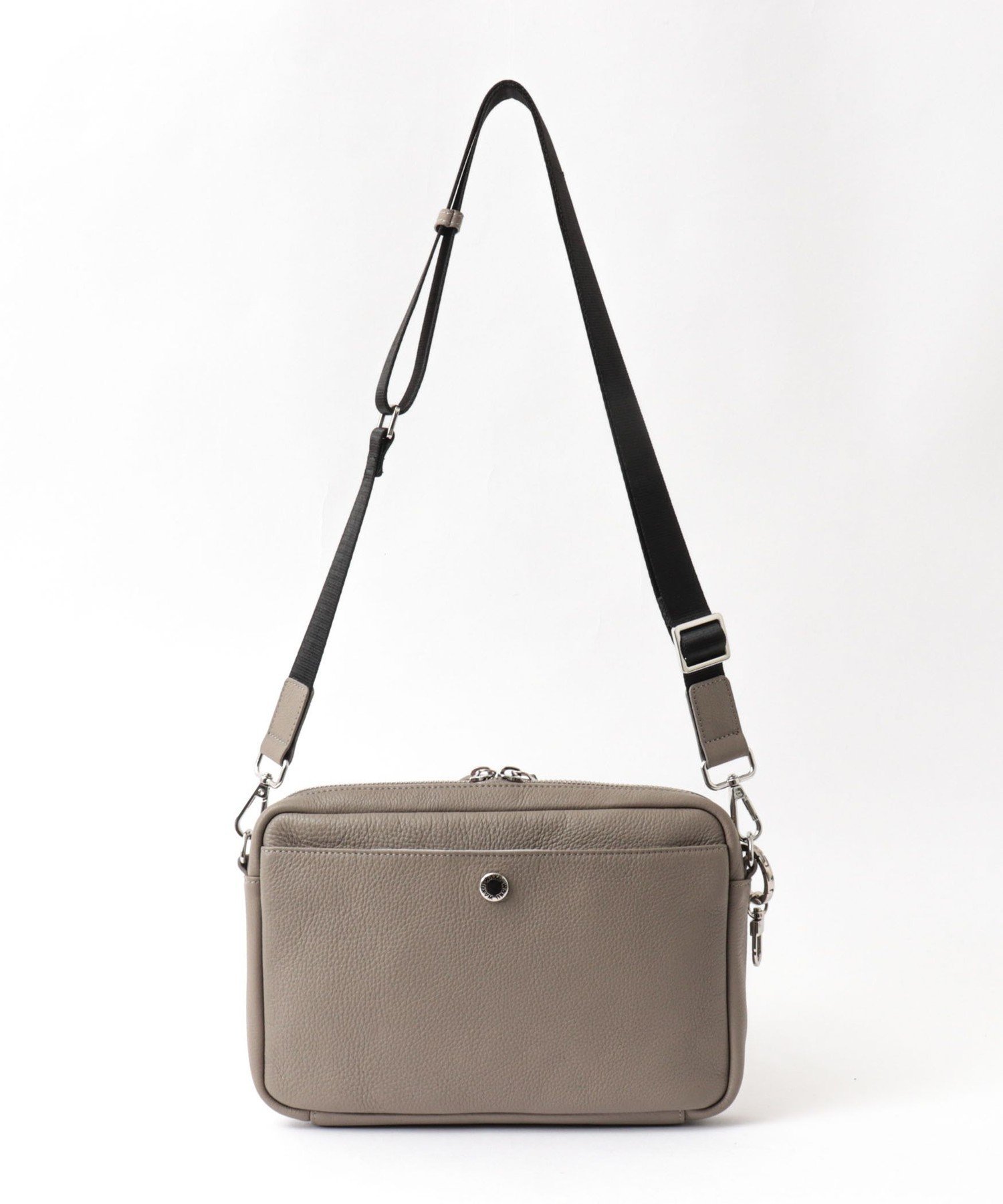 NOLLEY'S goodman 【waku/ワク】WK-0109 レザーショルダーバッグ ノーリーズ バッグ ショルダーバッグ ブラック グレー【送料無料】