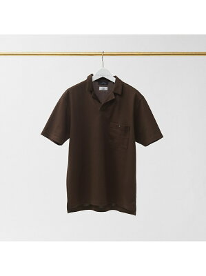 【SALE/20%OFF】ABAHOUSE LASTWORD ALBINI オープンカラー ポロシャツ アバハウス トップス ポロシャツ ブラウン ホワイト ブラック【送料無料】