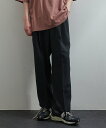 【SALE／28 OFF】JUNRed ソフトウィンドドレープワイドパンツ ジュンレッド パンツ スラックス ドレスパンツ ブラック グレー ベージュ グリーン