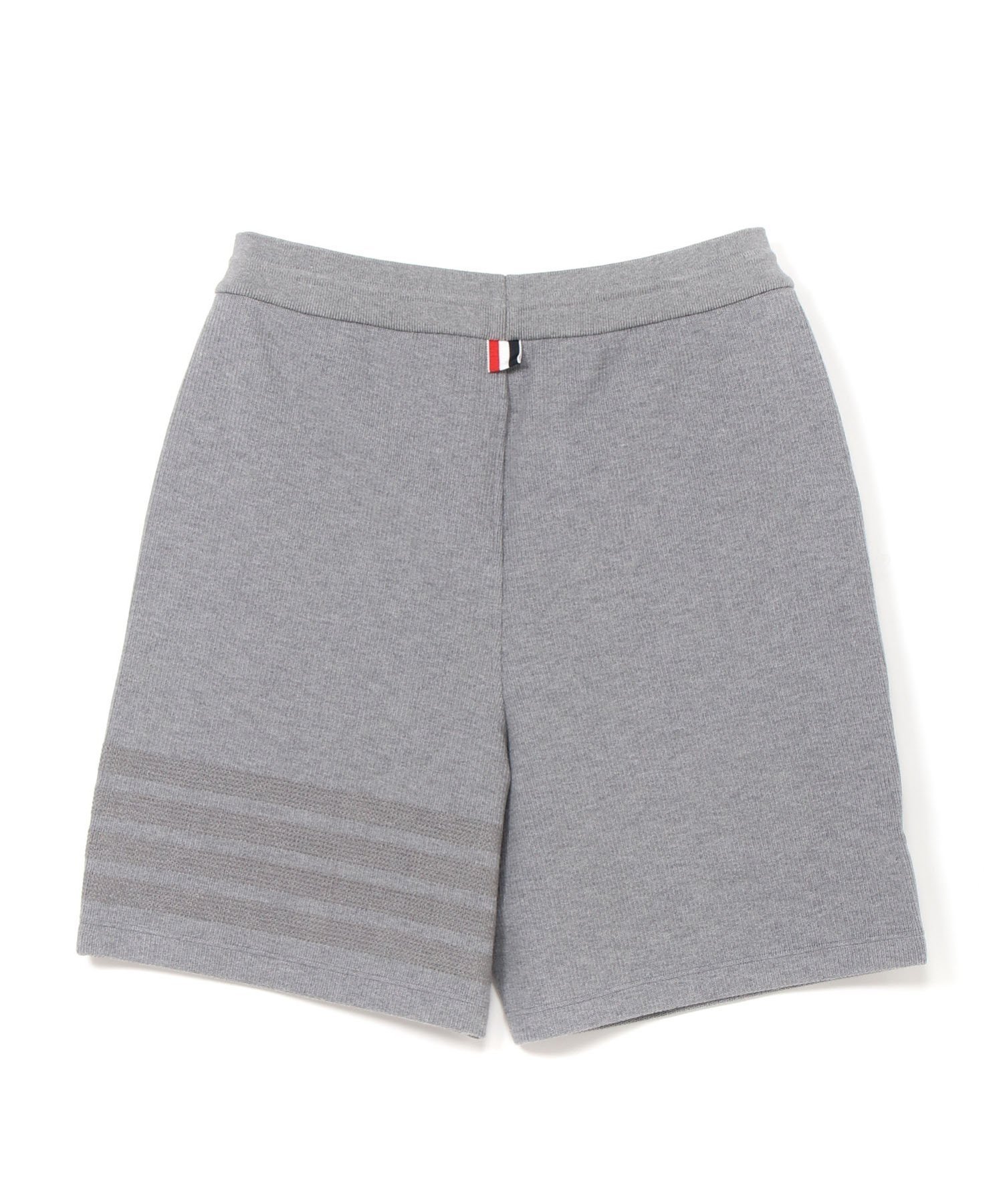 MID THIGH SHORTS IN TEXTURED COTTON トムブラウン パンツ ジャージ・スウェットパンツ グレー
