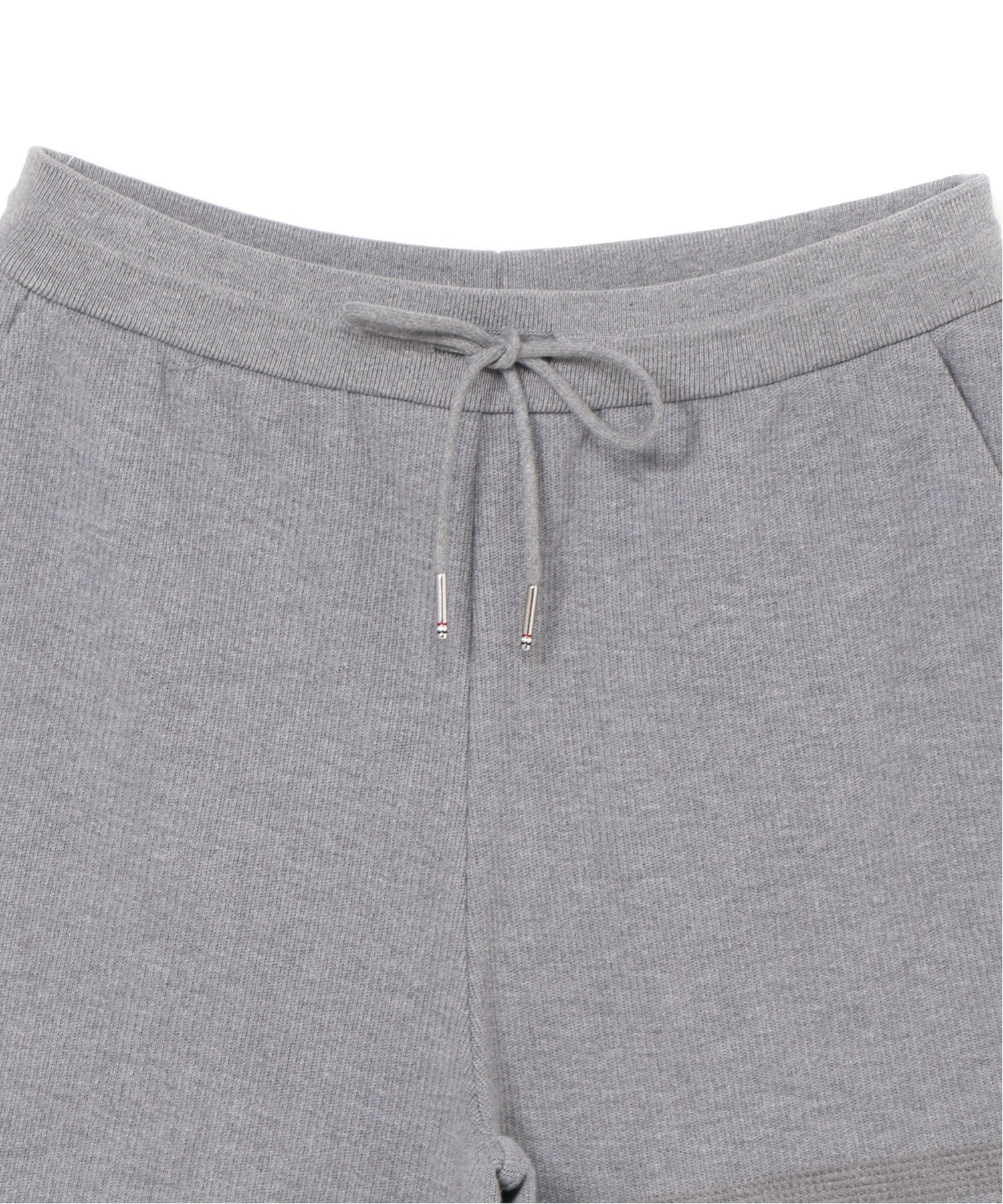 MID THIGH SHORTS IN TEXTURED COTTON トムブラウン パンツ ジャージ・スウェットパンツ グレー