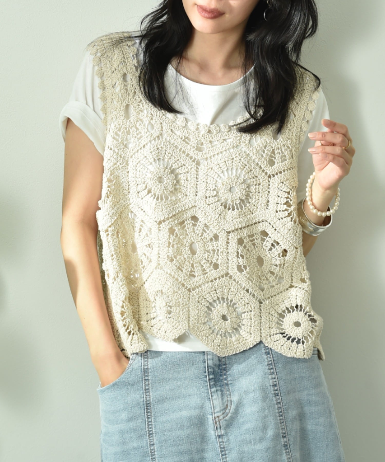 【SALE／46%OFF】INTERPLANET クロシェベ�