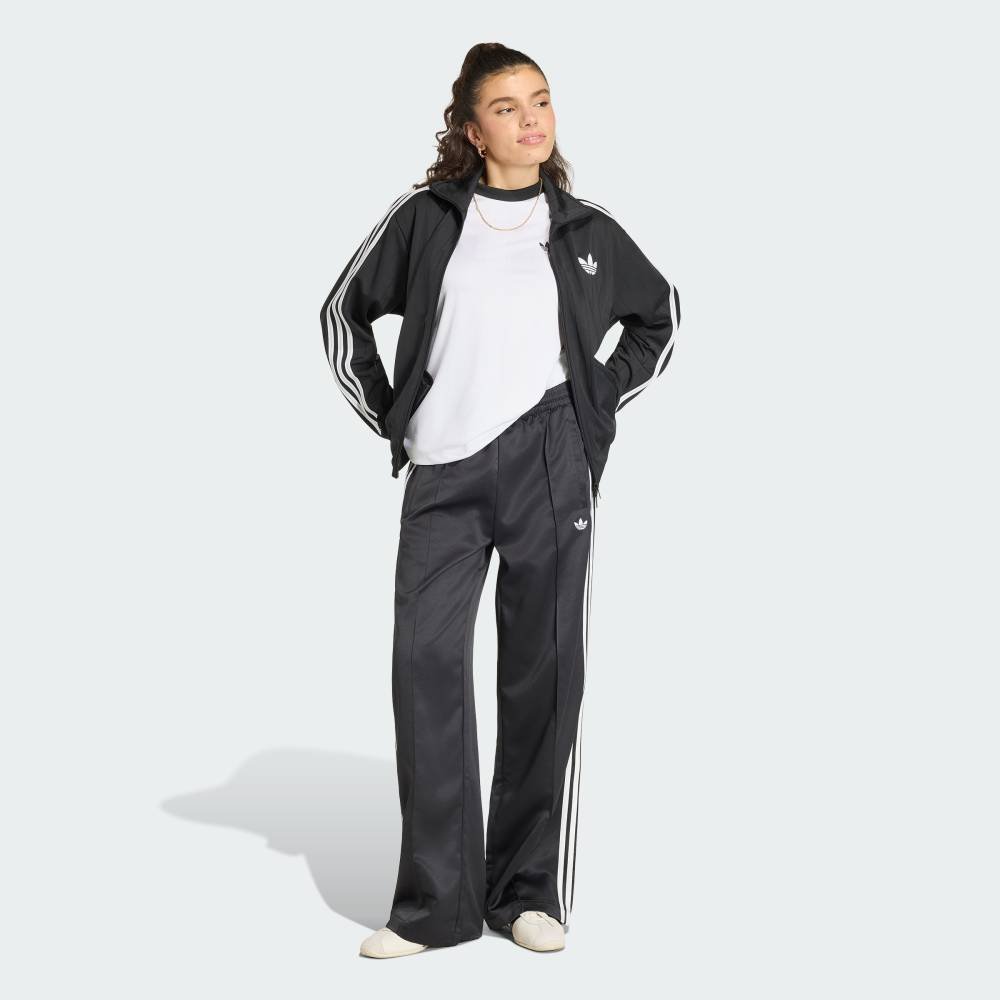 【公式】アディダス adidas 返品可 サテン SST ルーズ トラックパンツ アディダス パンツ その他のパンツ ブラック