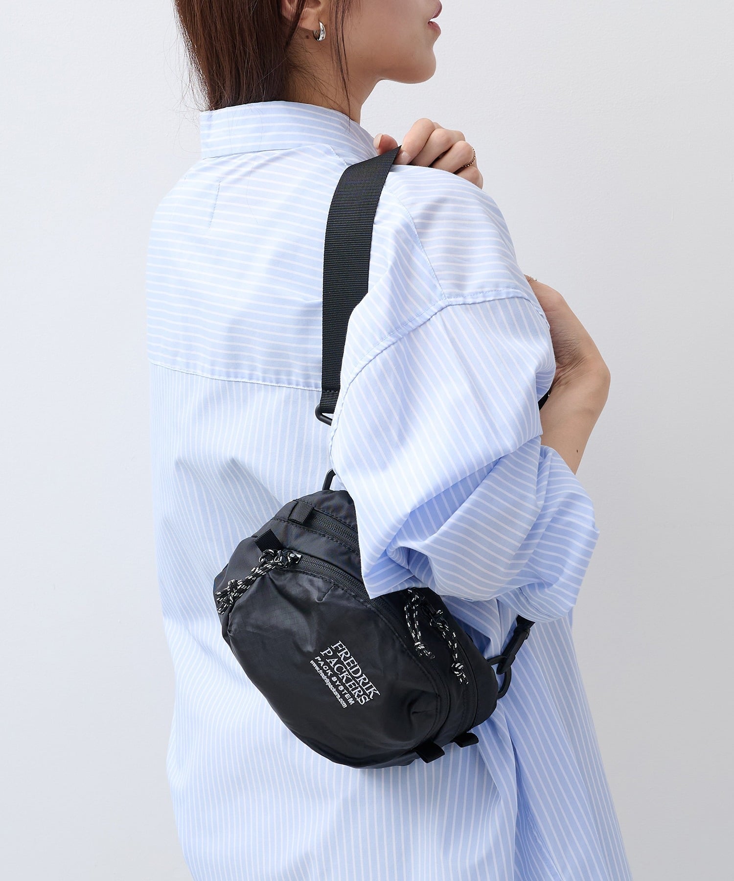 FREDRIK PACKERS/QUEST SHOULDER セットアップセブン バッグ ショルダーバッグ ブラック ブラウン