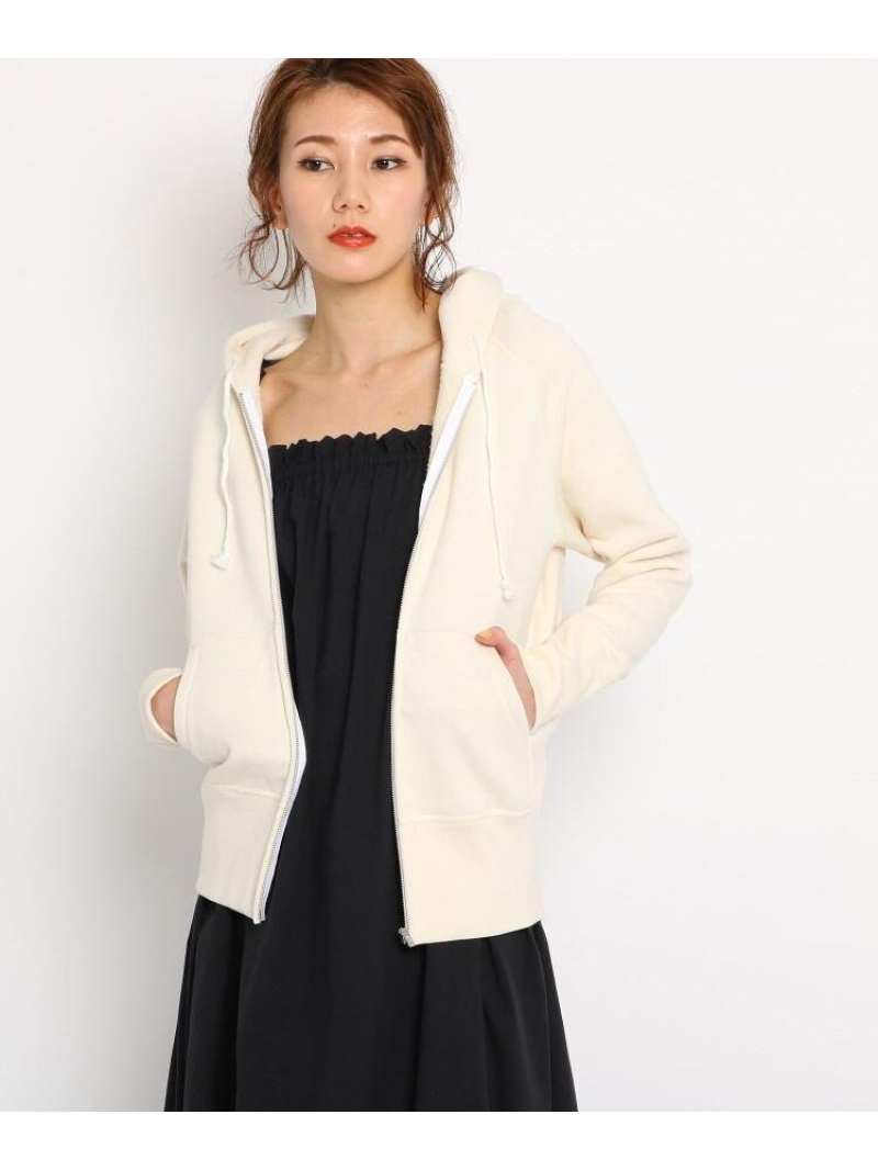 DRESSTERIOR 【WEB限定サイズあり】吊裏毛 ライトジップアップパーカー ドレステリア トップス パーカー・フーディー ホワイト グレー ネイビー【送料無料】のサムネイル