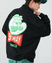 【SALE/28%OFF】SIDEWAY STANCE SIDEWAY STANCE サイドウェイスタンス Mr.Sロゴ ハーフジップ スウェットトレーナー イ...