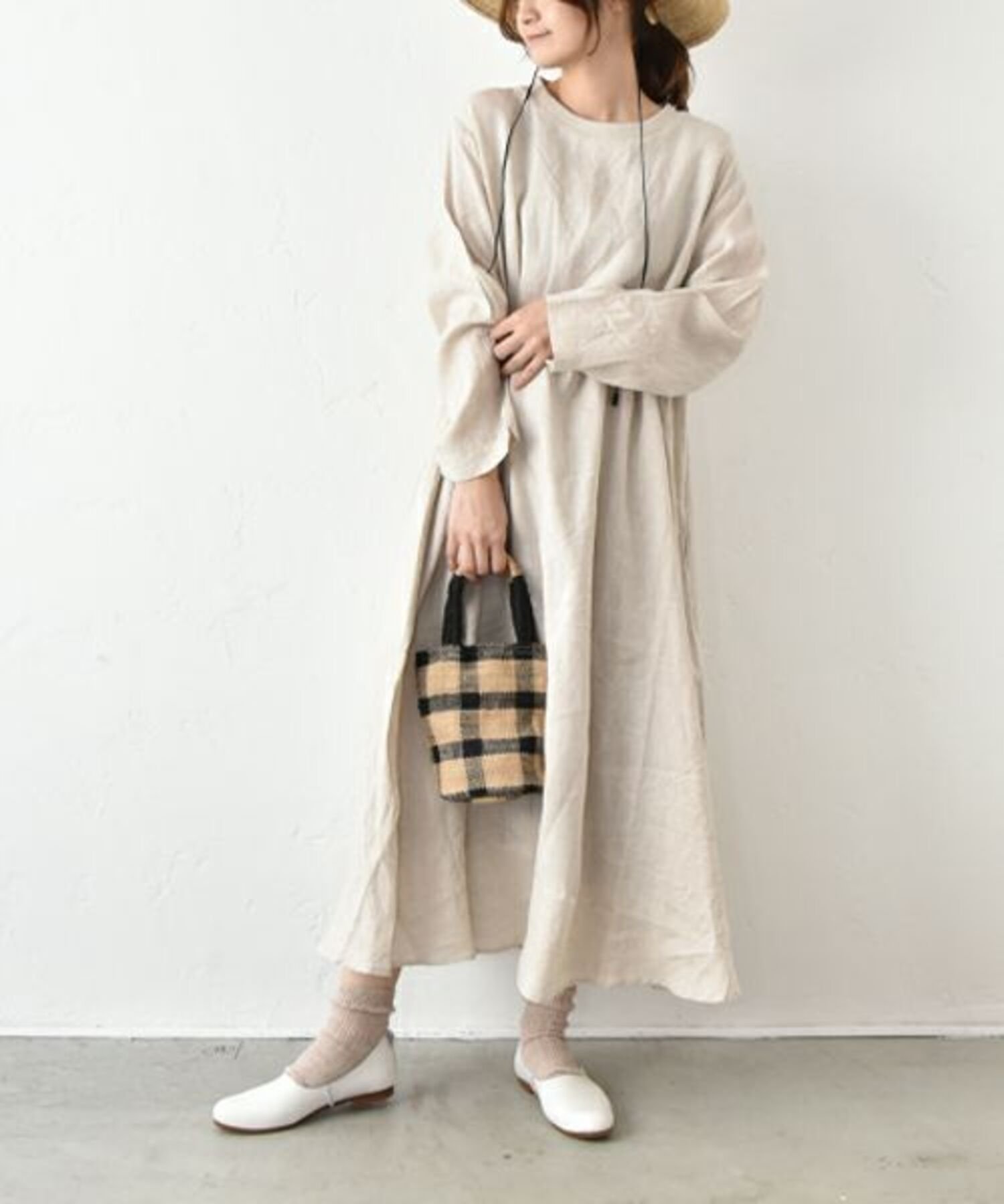 【SALE／30%OFF】OMEKASI OMEKASI｜リブ使いワンピース [[C-727]][C] ハグハグ ワンピース・ドレス ワンピース ブラック【送料無料】